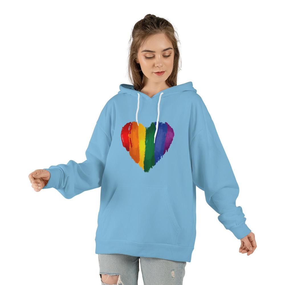 Pride Heart Classic Unisex Hoodie (Made in US)