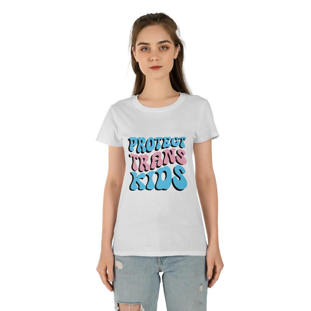 Protect Trans Kids Women's Tee (Made in US)