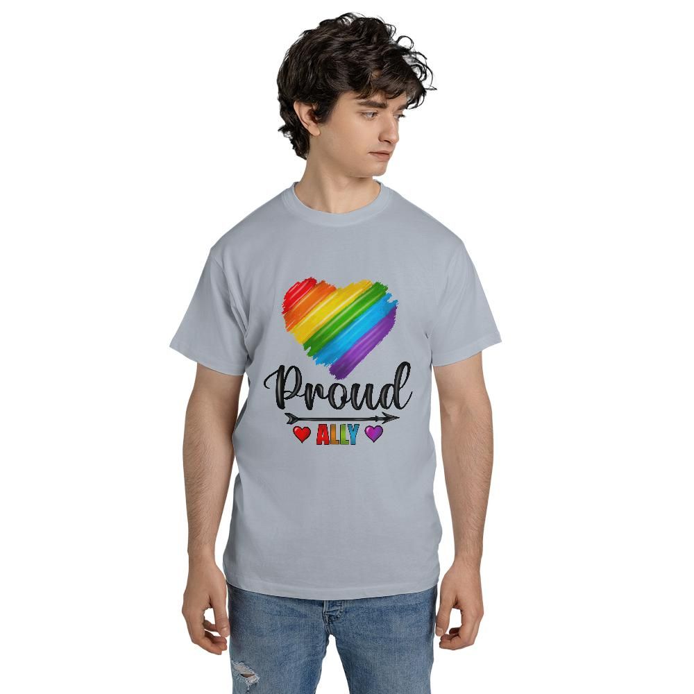 Proud Ally Unisex Jersey Short Sleeve Tee (Made in US)