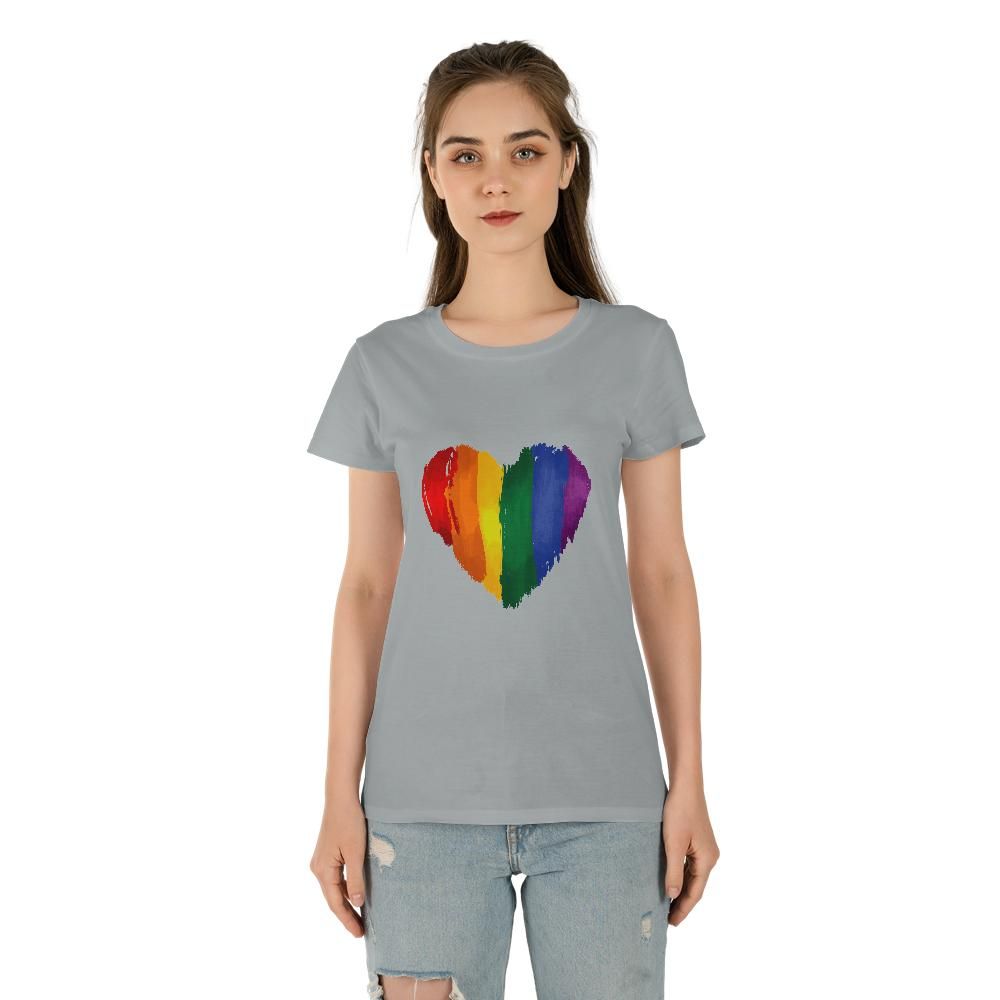 Pride Heart Women's Tee (Made in US)