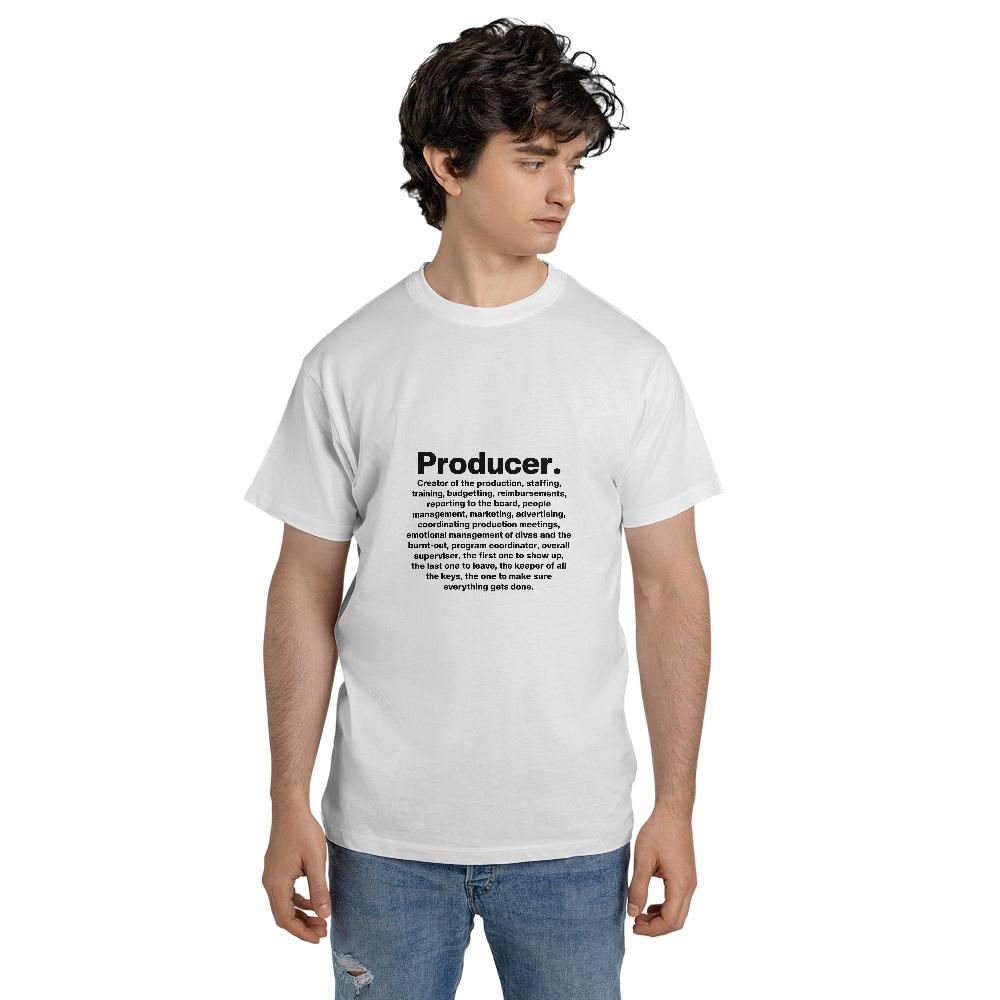 Producer Unisex Jersey Short Sleeve Tee (Made in US)