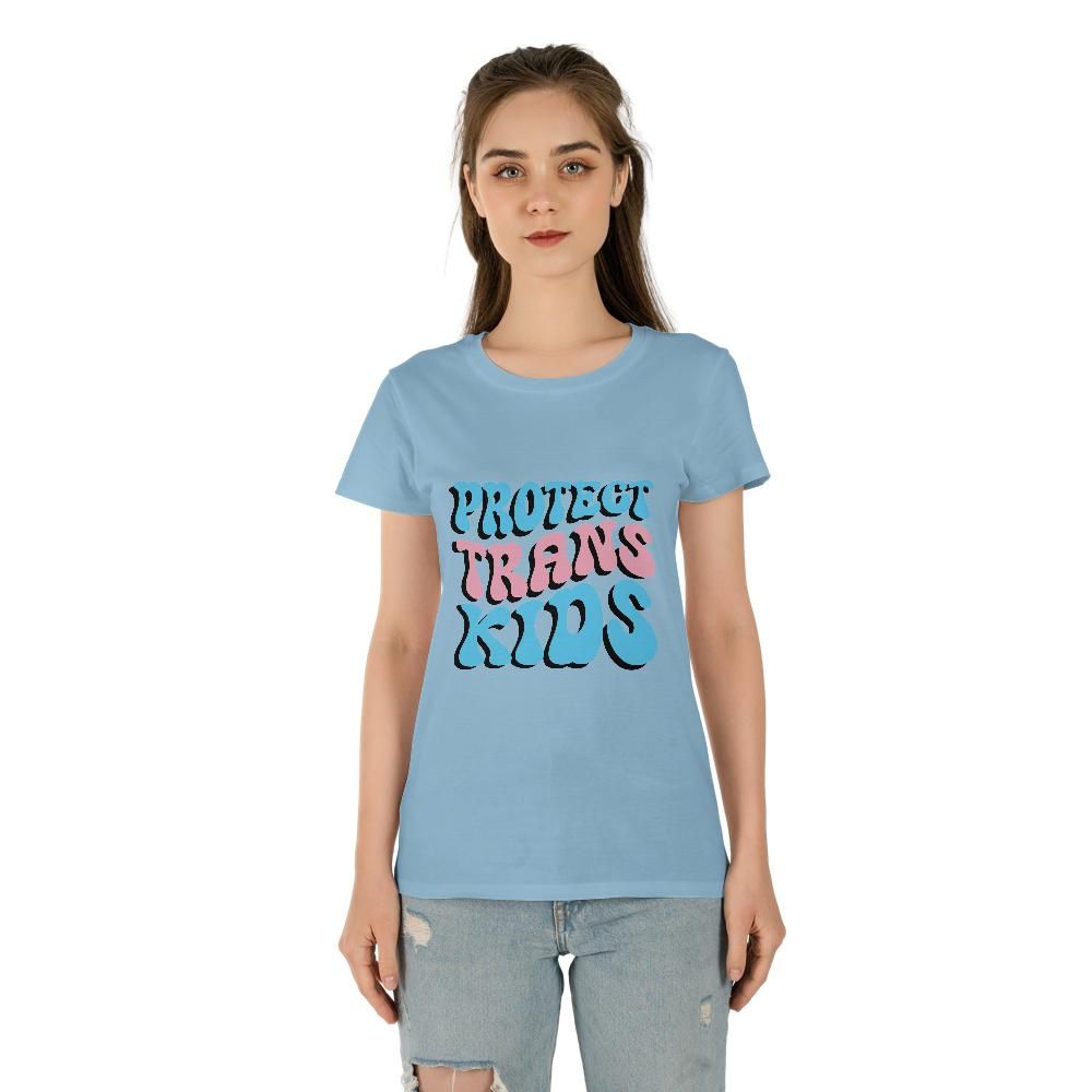 Protect Trans Kids Women's Tee (Made in US)