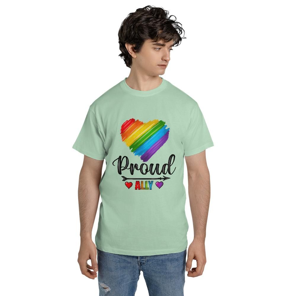 Proud Ally Unisex Jersey Short Sleeve Tee (Made in US)