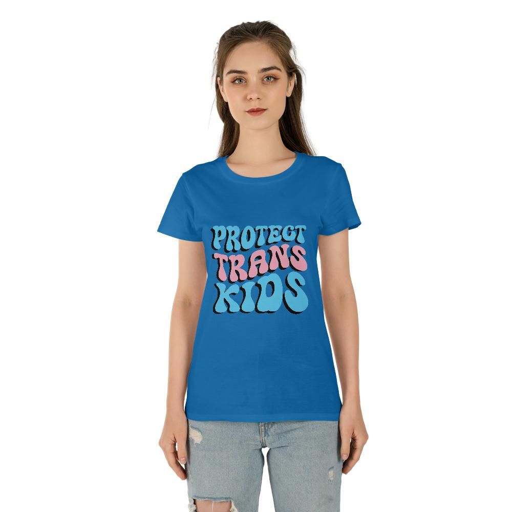 Protect Trans Kids Women's Tee (Made in US)