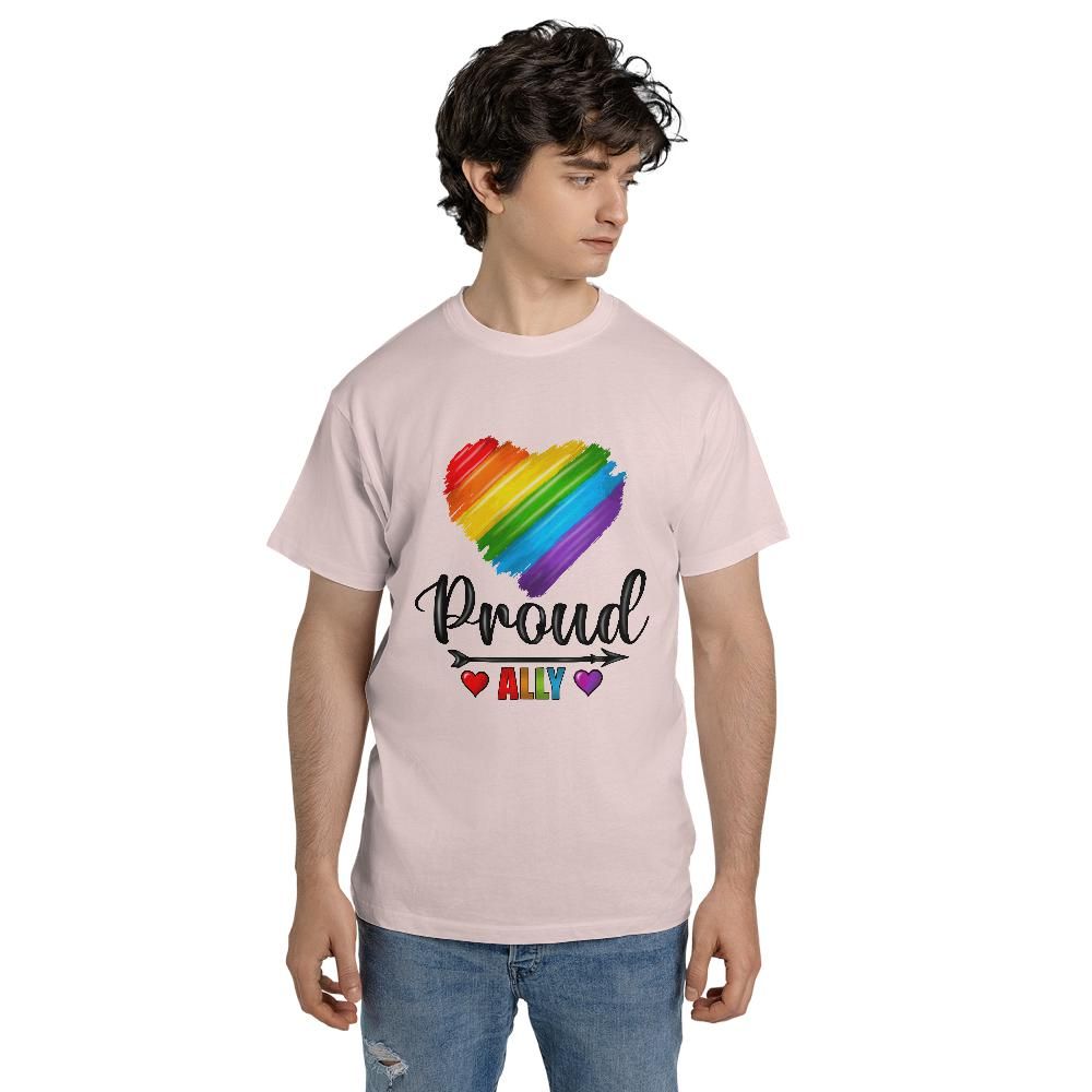 Proud Ally Unisex Jersey Short Sleeve Tee (Made in US)