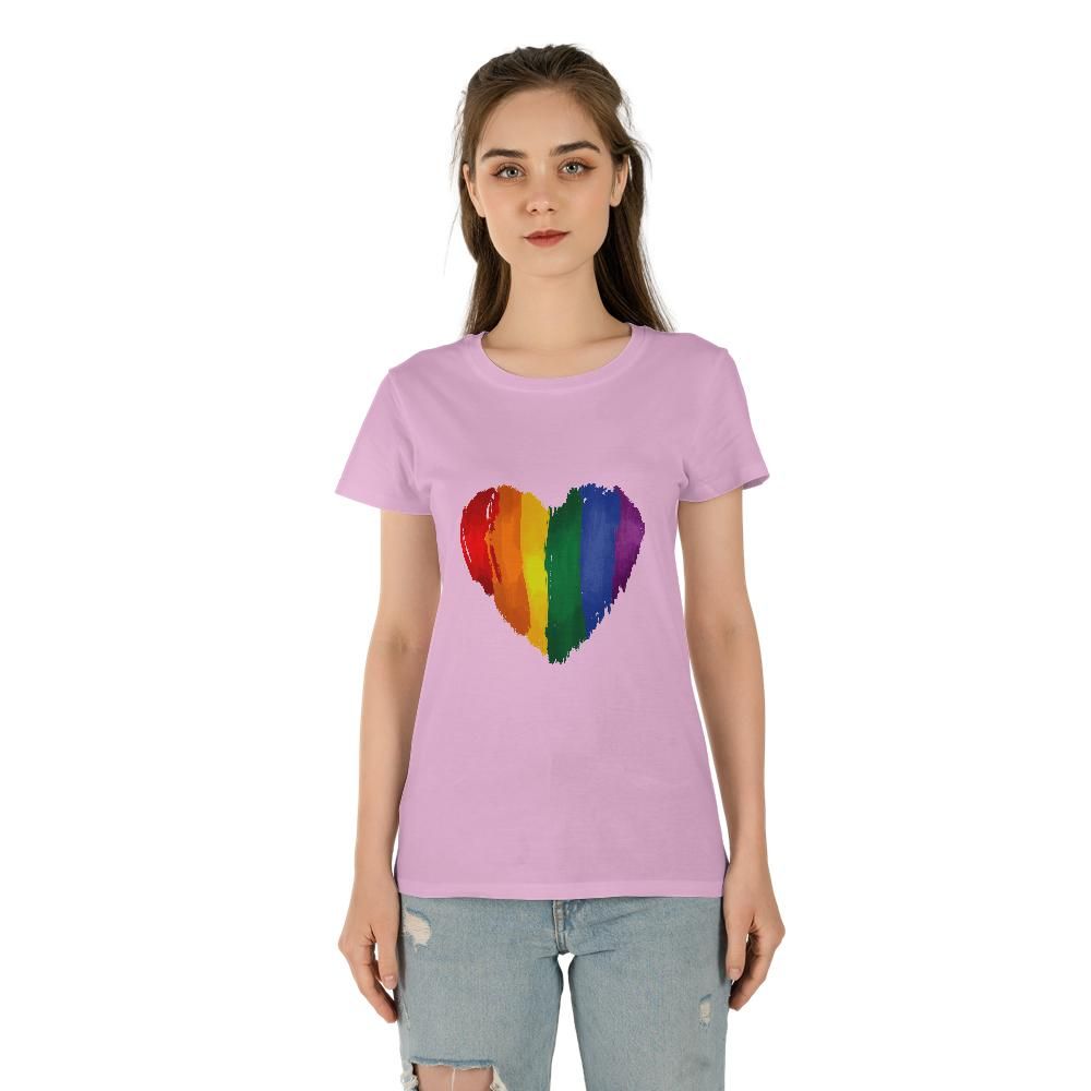 Pride Heart Women's Tee (Made in US)