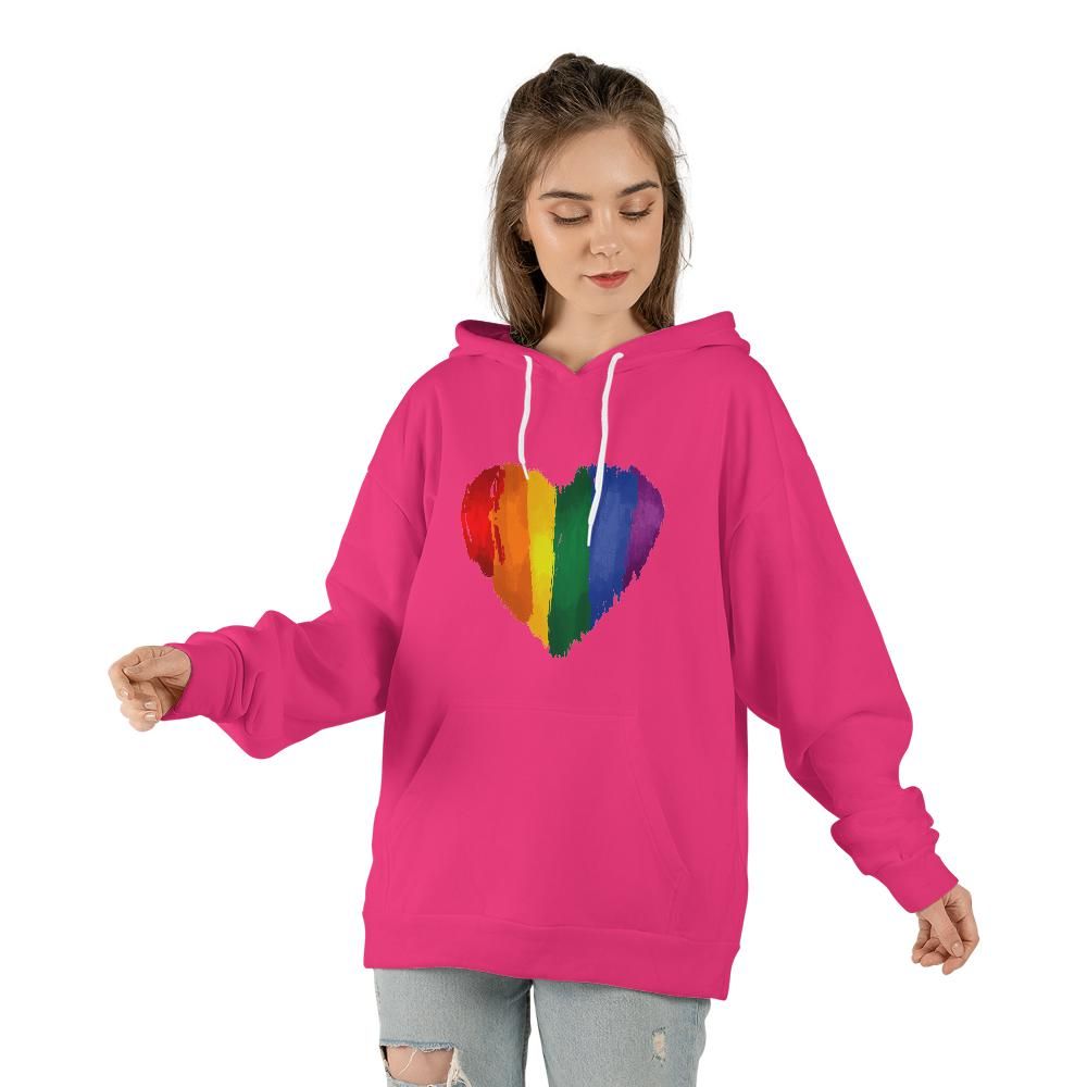 Pride Heart Classic Unisex Hoodie (Made in US)