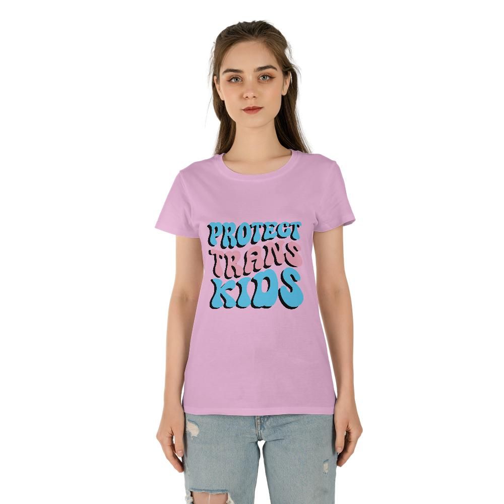 Protect Trans Kids Women's Tee (Made in US)