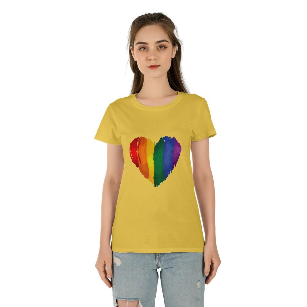 Pride Heart Women's Tee (Made in US)